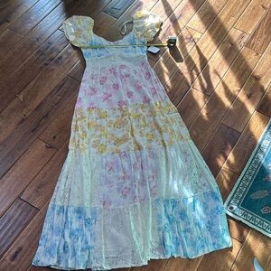 Patchwork Maxi Dress